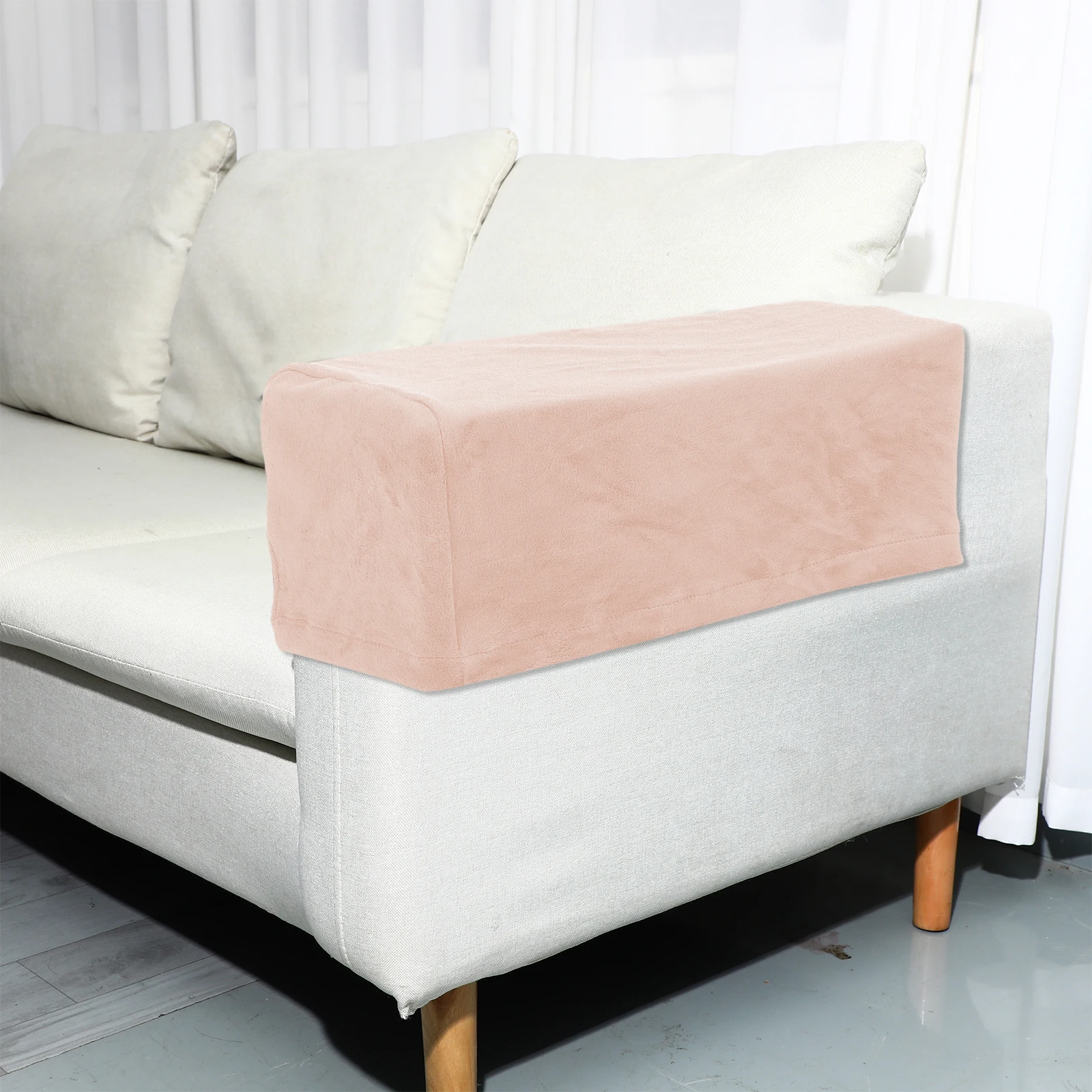 

Sofa Armrest Universal Stretch Protectors Chair Armrest Cover Couch Chair Polyester Simple Home Office