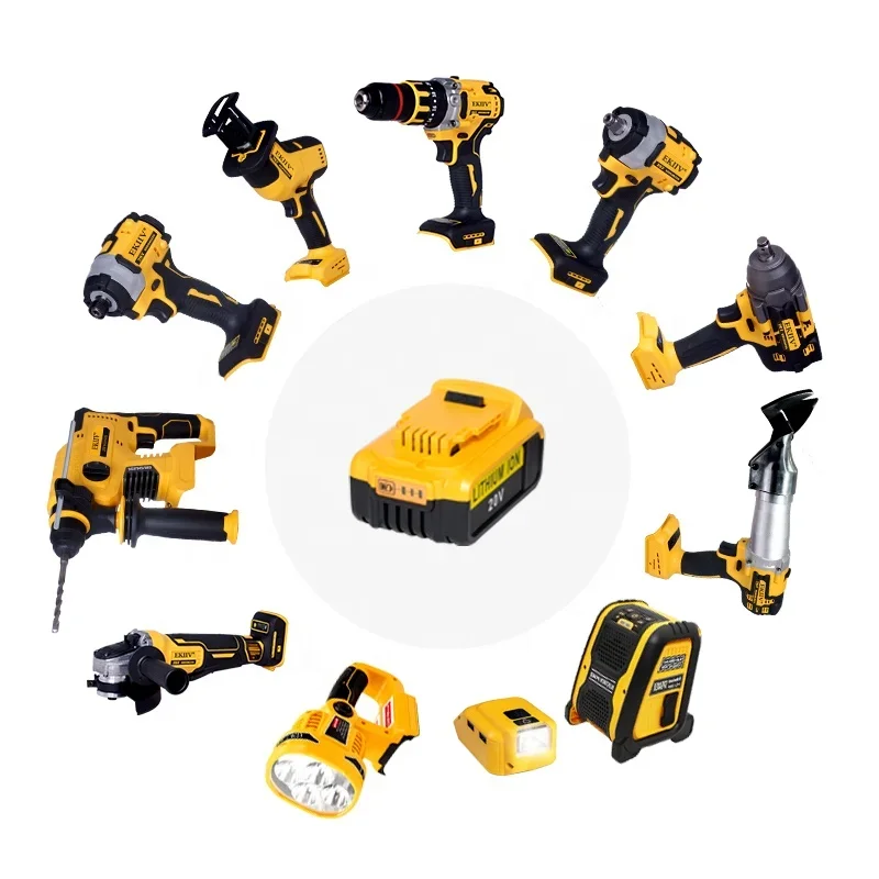 21V Battery Brushless Cordless Multi Tools Power Tools Electric Drill Combo Kit Wrenches Tool Set New