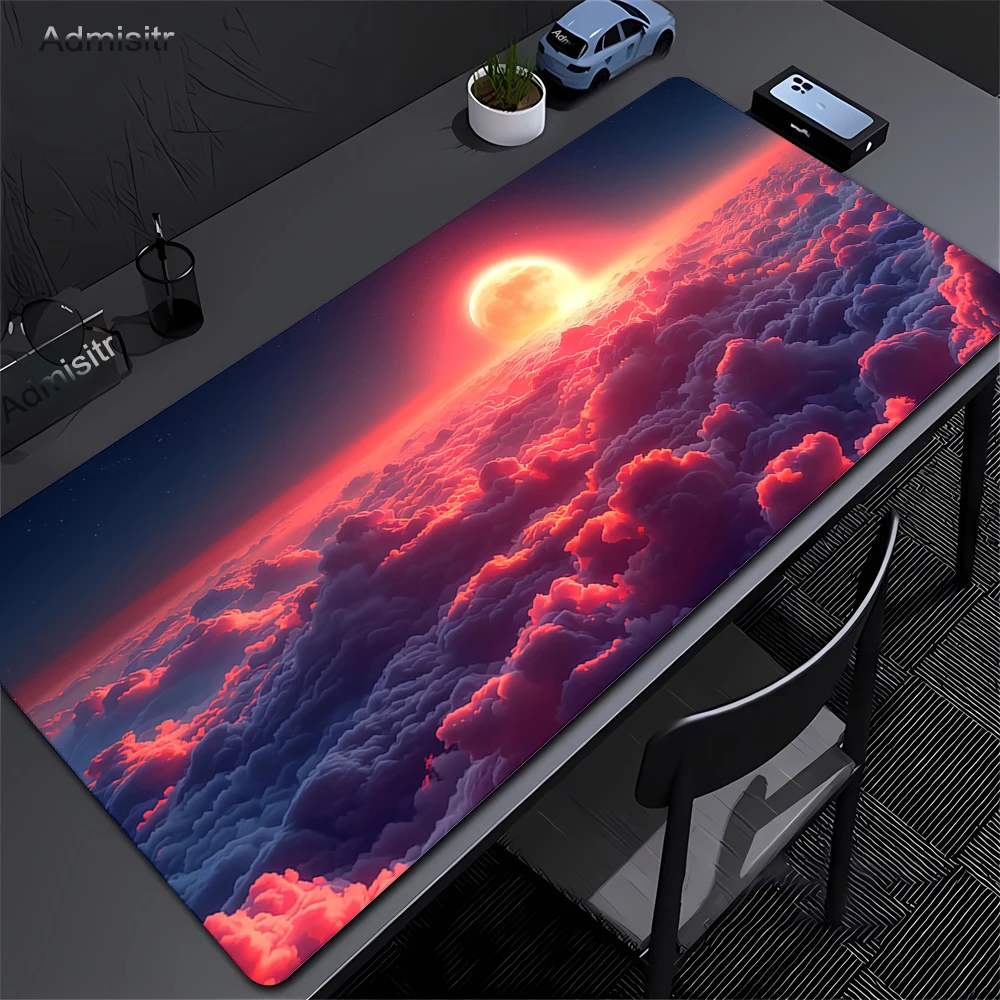 Space Mousepad Home XXL New Large Mouse Mat Starry Sky MousePads Laptop Carpet Soft Anti-slip Desktop Mouse Pad 90x40 Mouse Mat