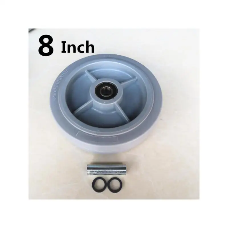 1 Pcs 5 Inch Heavy Single Tpr Caster Piece Wear Resistant Trolley Wheel