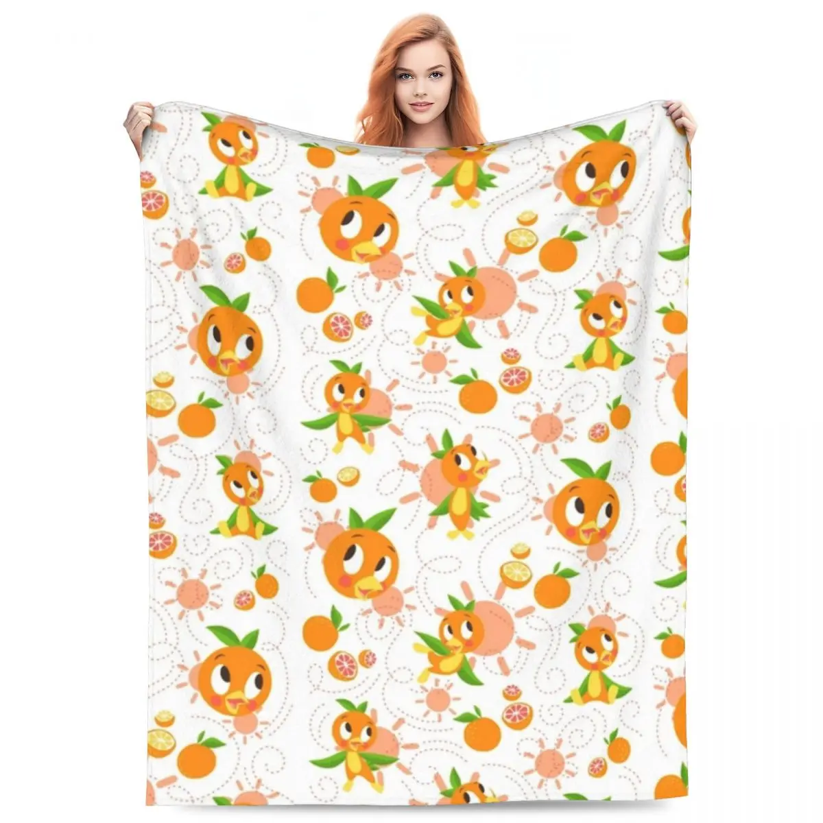 

Оранжевые птицы, фланелевое одеяло для дивана, дышащие пледы для дивана, постельные принадлежности, дорожные пледы, покрывало, одеяло