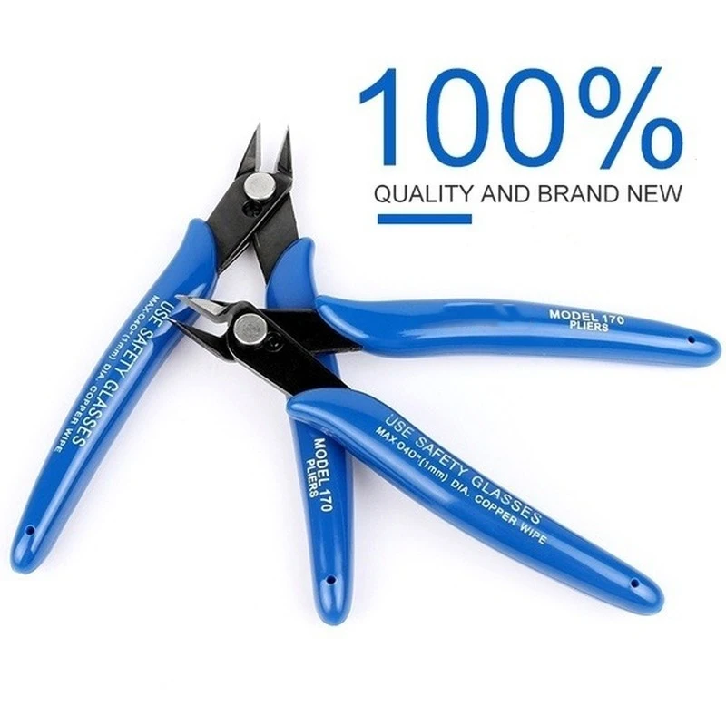 1 PCS Mini Nose Cutting Plier Electrical Wire Cable Cutter  Metal Side Snips Flush Pliers Convenient Durable Tool