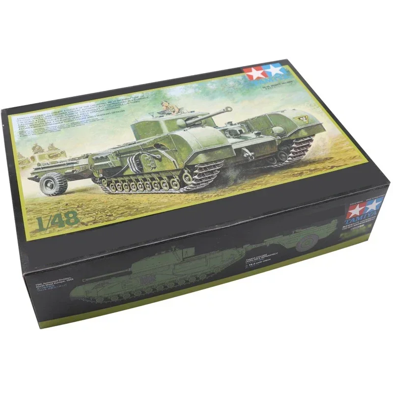 

Tamiya 32594 Hobby DIY Collection Model - 1/48 British Churchill Mk.VII Crocodile Military Tank Assembly Kit