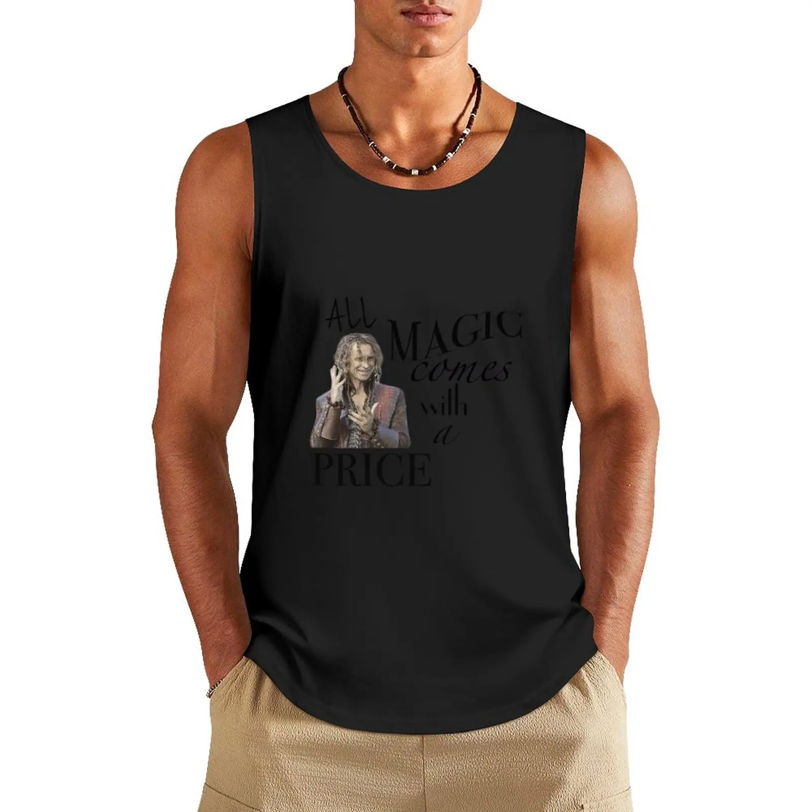 All Magic Comes With A Price Tank Top Japanese t-shirt bodybuilding Men's t-shirts t-shirt for man