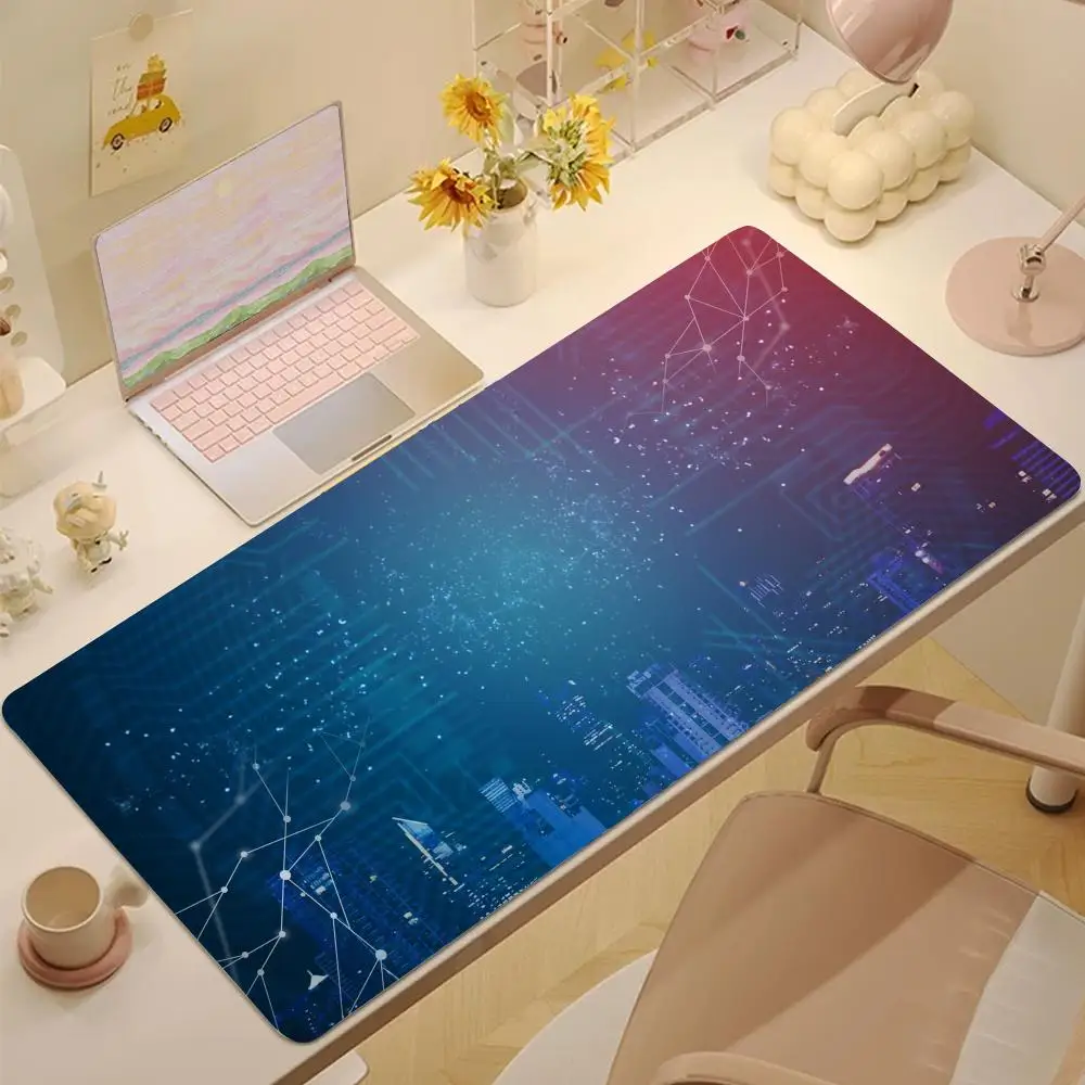 

virtual background Mouse Pad Tablet mouse Pad Laptop xl desktop mouse pad, cute HD Rainbow Gaming keyboard pad, csgo Player90x40