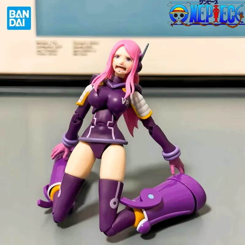 

One Piece Bandai Original In Stock Shf Series Future Egg Head Island Chapter Joe Ellie Bonney Joint Movable Action Figure Model