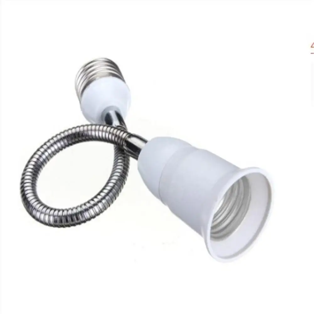 Metal E27 Flexible Led Bulb Base Light-weight Various Sizes Extension Adapter Socket Hardware For Led Halogen Cfl Bulbs