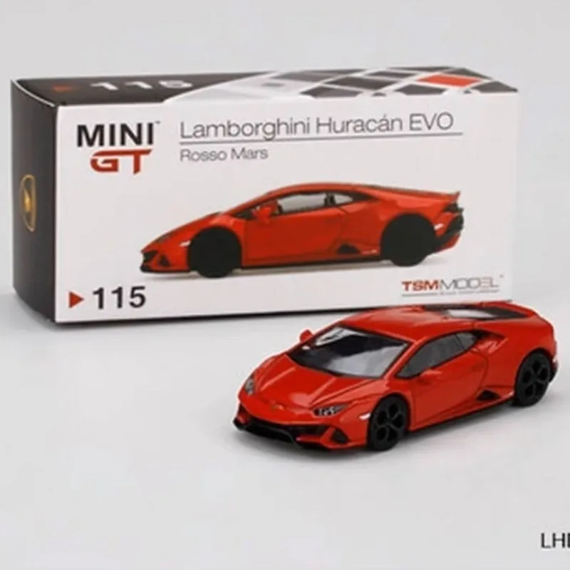 MINIGT 1:64 Lamborghini Huracan Revuelto Aventador Veneno prawdziwa skala miniatury stop odlewany model samochodu prezent