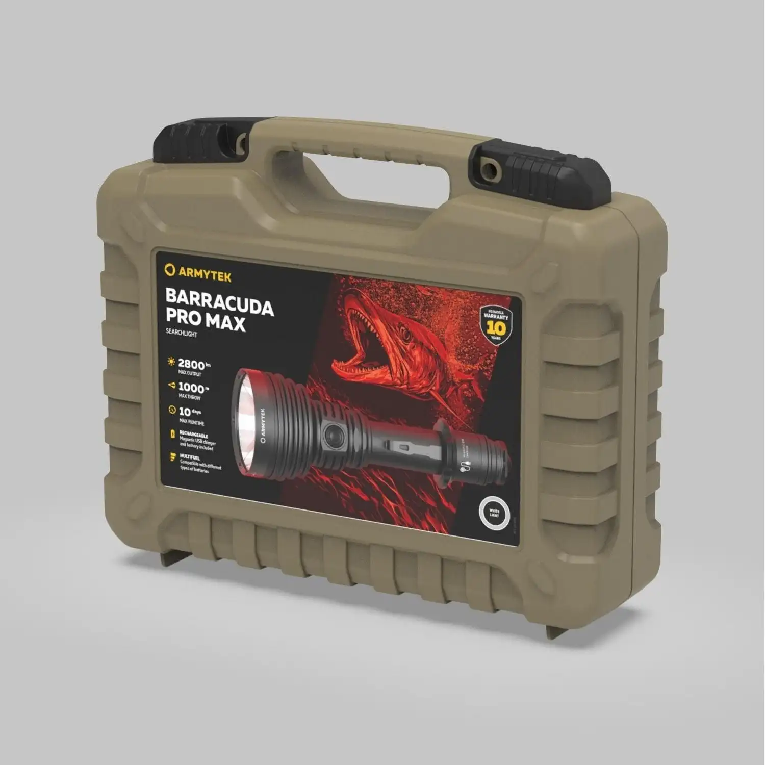 Armytek Barracuda Pro Max Magnet USB Searchlight