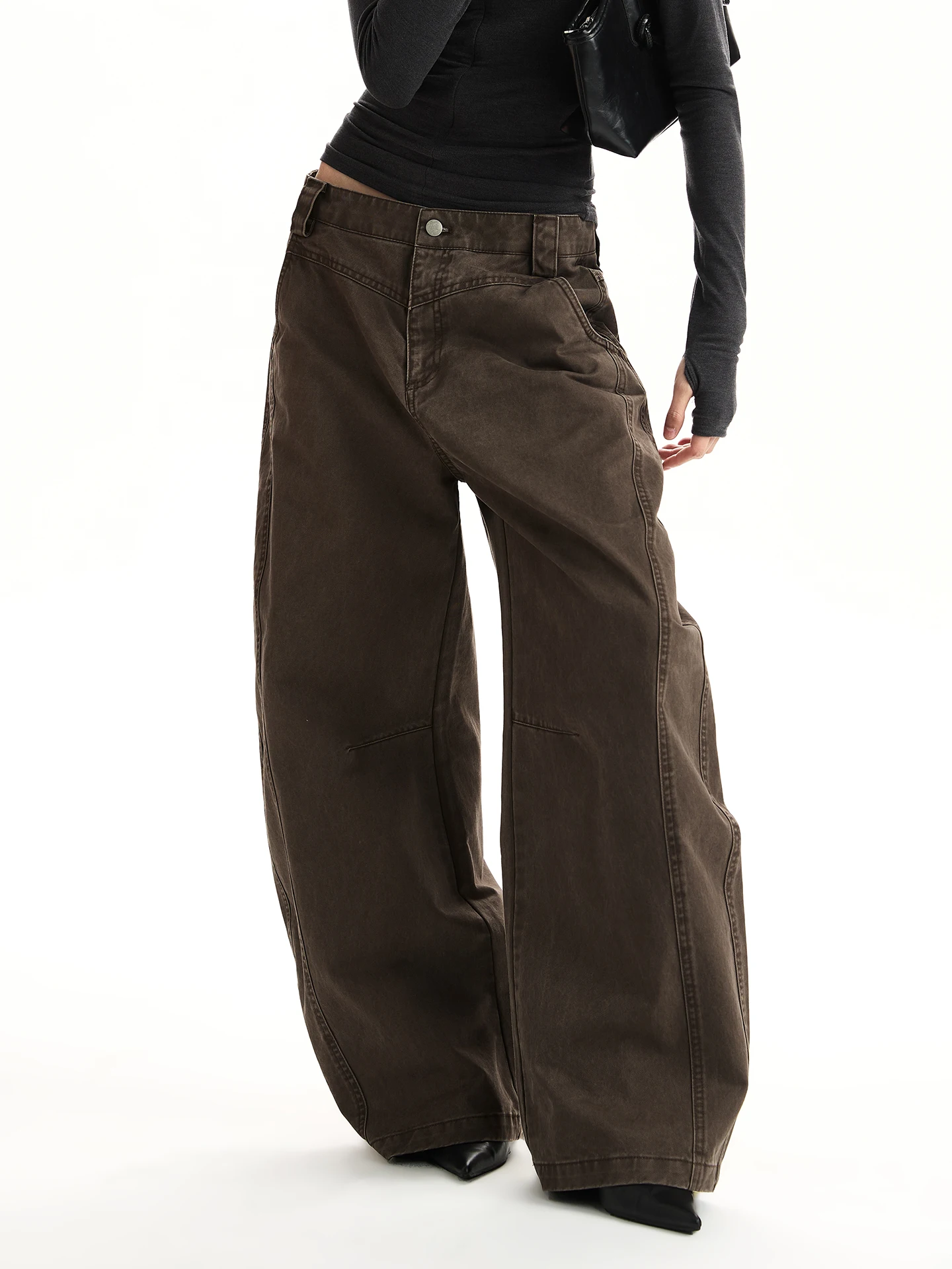 

VAT American Retro High Quali Loose Jeans Women's Slim Straight Knife Casual Pants Casual Wear Comfortable Denim Fabric