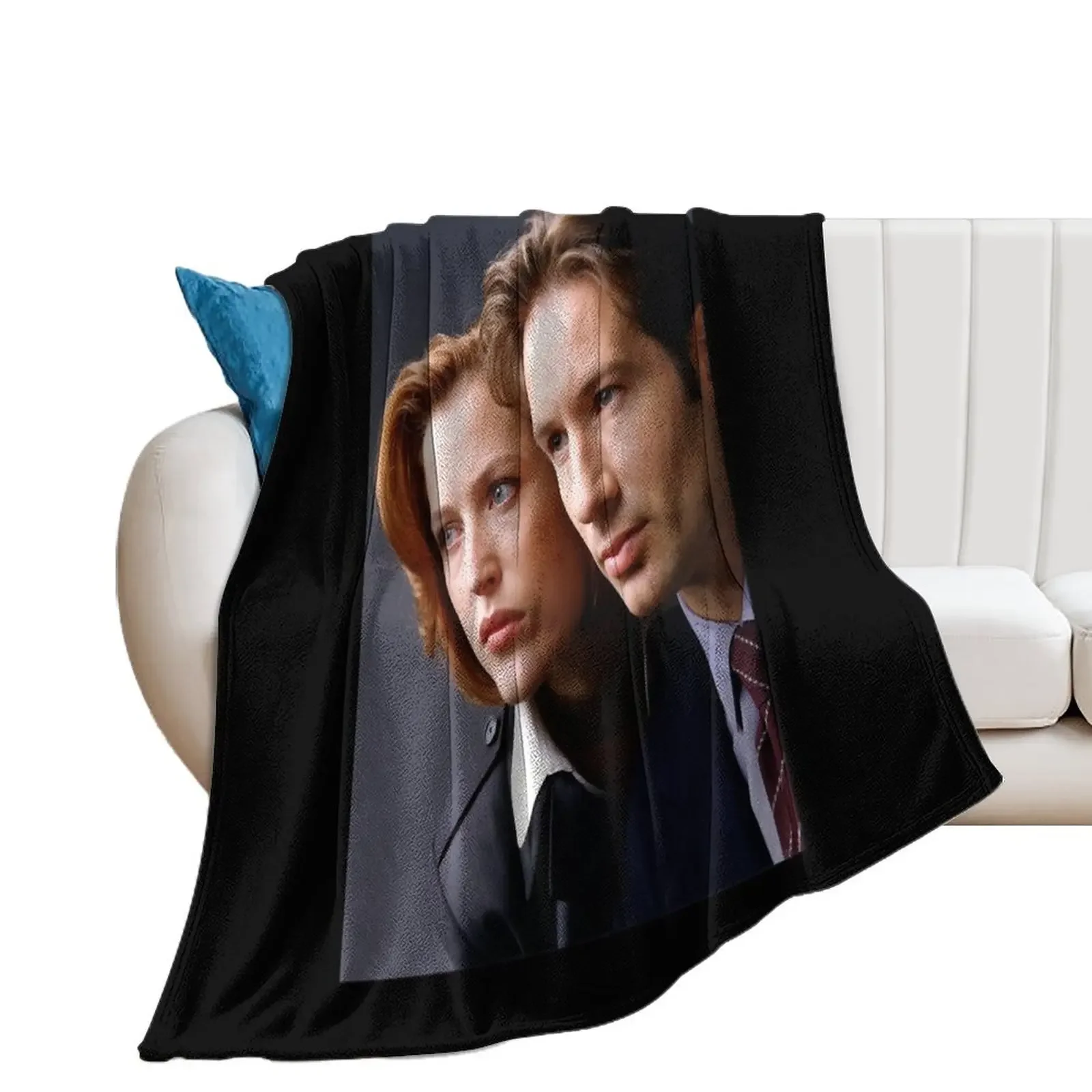 The X Files Music Vintage Retro dana scully Throw Blanket Quilt Luxury Thicken Vintage Blankets