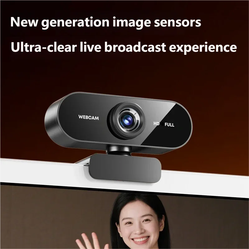 1080p Full HD USB Webcam Q8 Built‑in Mic 30fps Manual Focus Web Camera Driver‑free For Pc Laptop Desktop Live Streaming Meeting