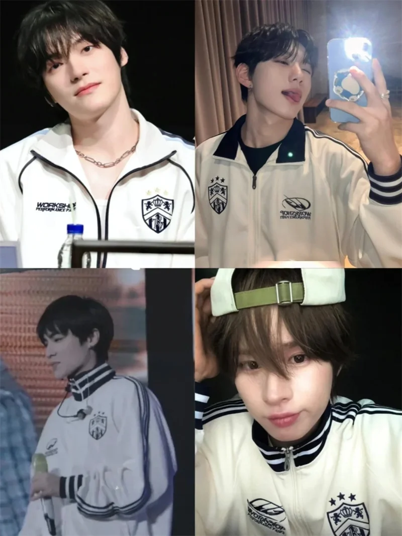 

Корейская осенняя толстовка для путешествий и учебы, однотонная, со стоячим воротником, свободного кроя, женская, с прошитой молнией