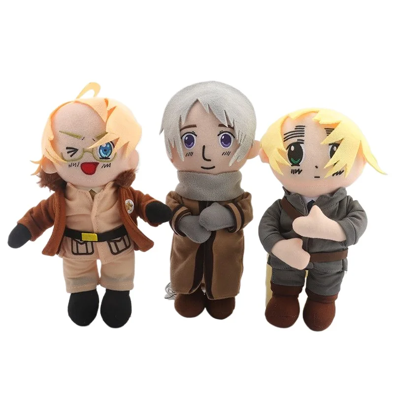

25cm Ivan Braginsky Plush Doll Anime Hetalia Axis Powers Alfred F. Jones USA Country Cosplay Stuffed Toy