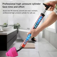 New High Pressure Toilet Unblock One Shot Toilet Pipe Plunger Silicone Quickly Unblock Household Toilet Sewer Dredging Plunger 2