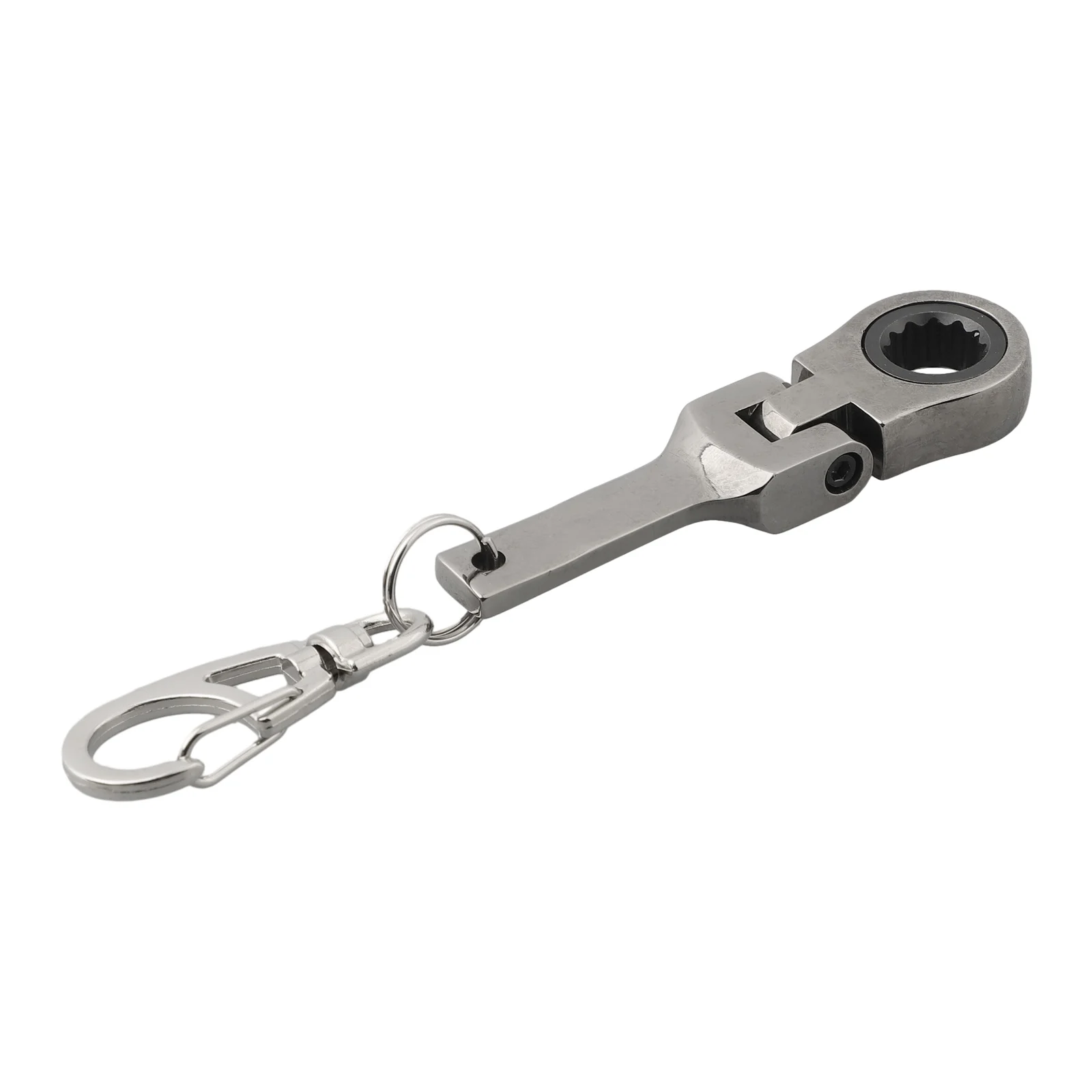 Degree Rotatable Foldable Work Key Chain Degree Rotatable Mirror Silver Mm Ratchet Spanner Movable Ratchet Wrench