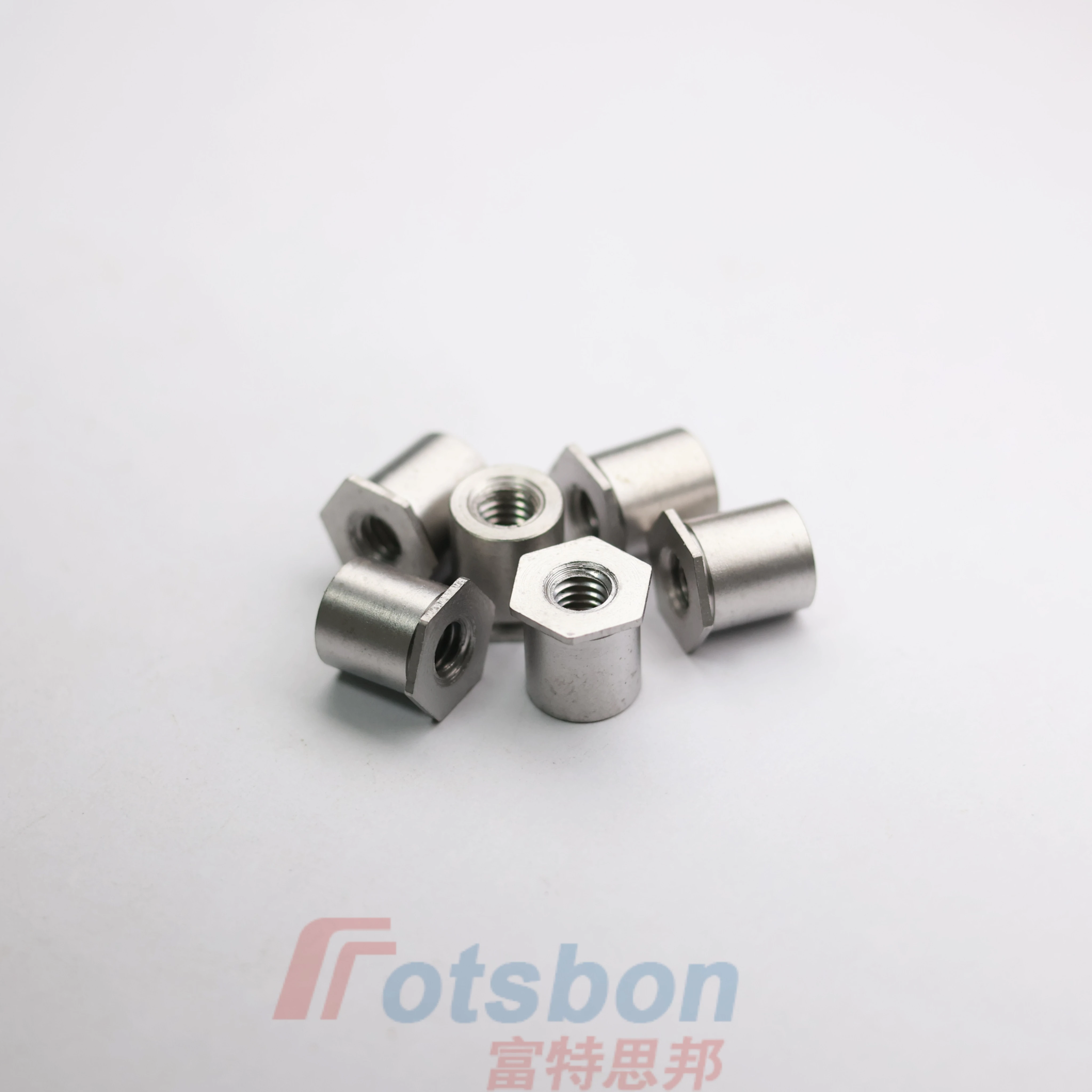 Screw Nuts Fasteners SOA/SO4-M6-3/4/6/8/10/12/14/16/18/20/22/25Aluminum Self-Clinching Thru-Hole Threaded Standoffs