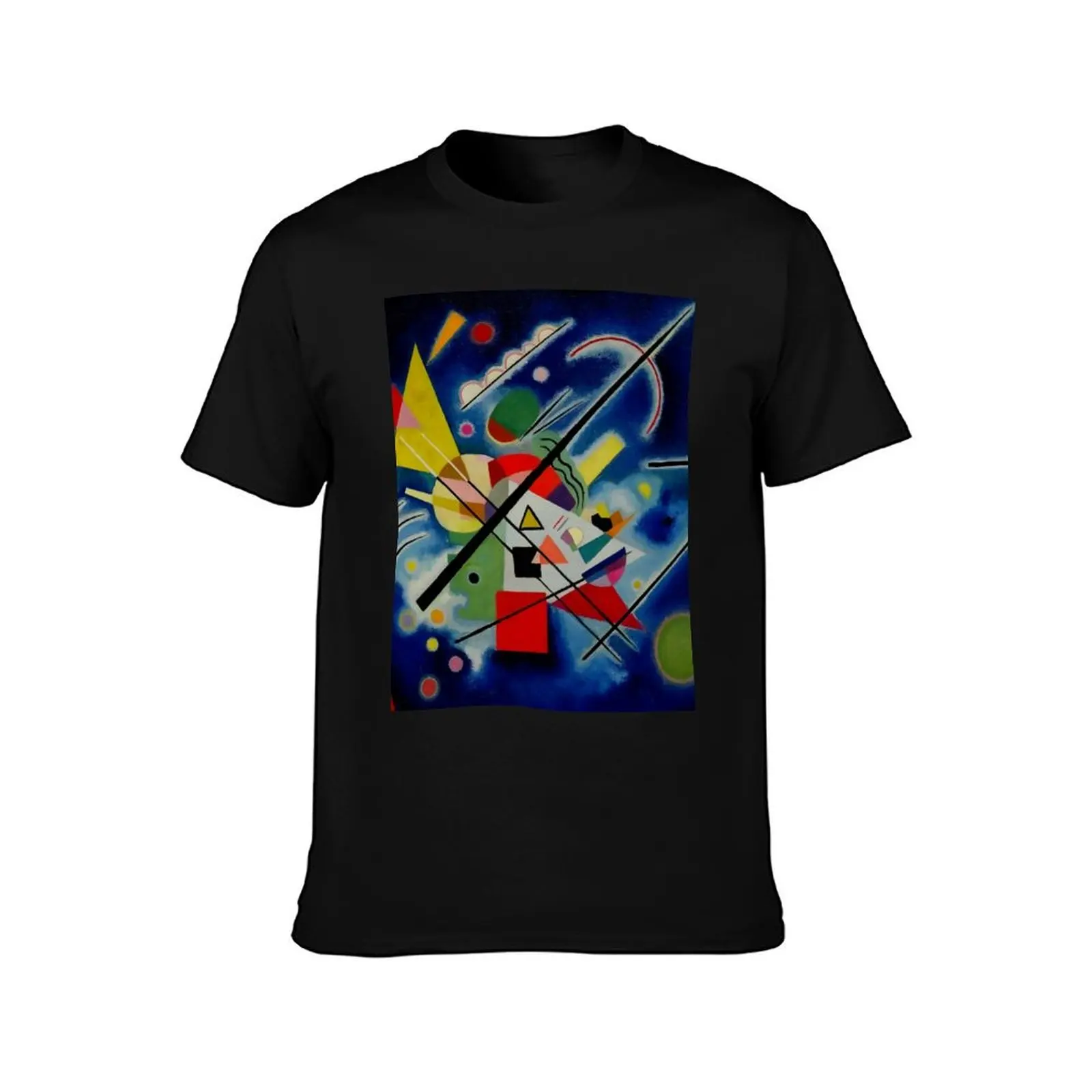 Wassily Kandinsky Blue Painting (Blaues Bild) Kandinsky Abstract Cubism T-Shirt graphics quick-drying mens fashion