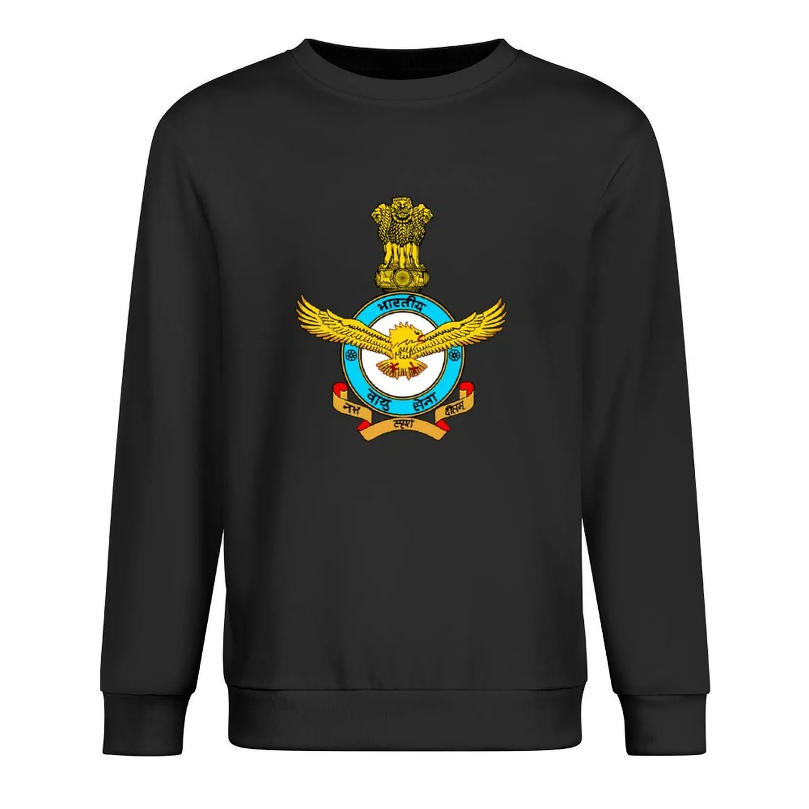 

INDIA AIR FORCE IAF BADGE Pullover men's autumn clothes blouse men's clothes men clothing men's sweatshirts