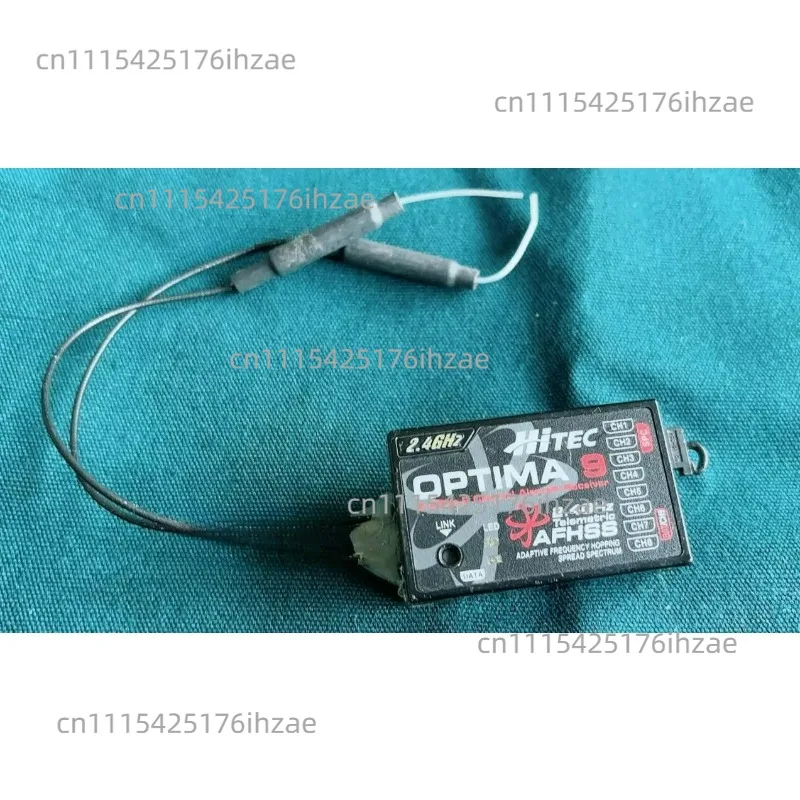 85% new Hitec Optima 9 9 -Channel 2.4GHz Adaptive Telemetric AFHSS Frequency Hopping Spread Spectrun Receiver RX