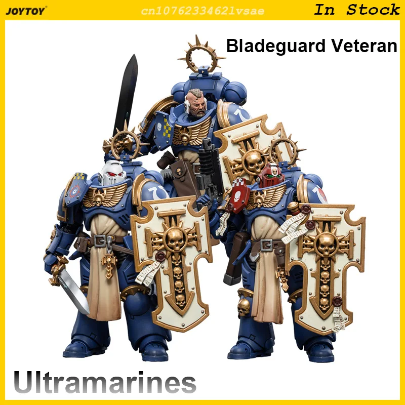 JOYTOY Warhammer 40K Ultramarines Bladeguard Veteran 1/18 Actionfigur 12cm Bruder Sergeaht Proxio Puppe Legion XIIIth Spielzeug Geschenk