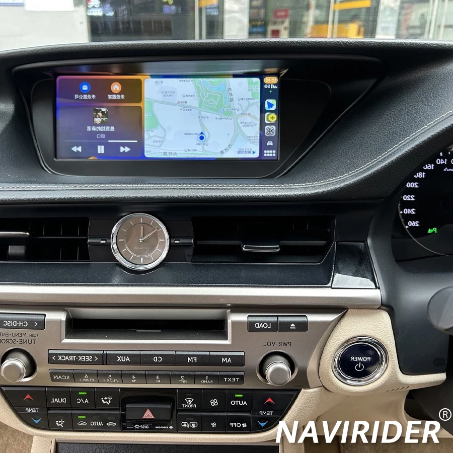 

Автомобильное радио Carplay Navi с RHD 10,25 дюйма для LEXUS ES ES200 ES300H ES250 ES350 2013-2017, мультимедийный плеер с сенсорным экраном Android 14,