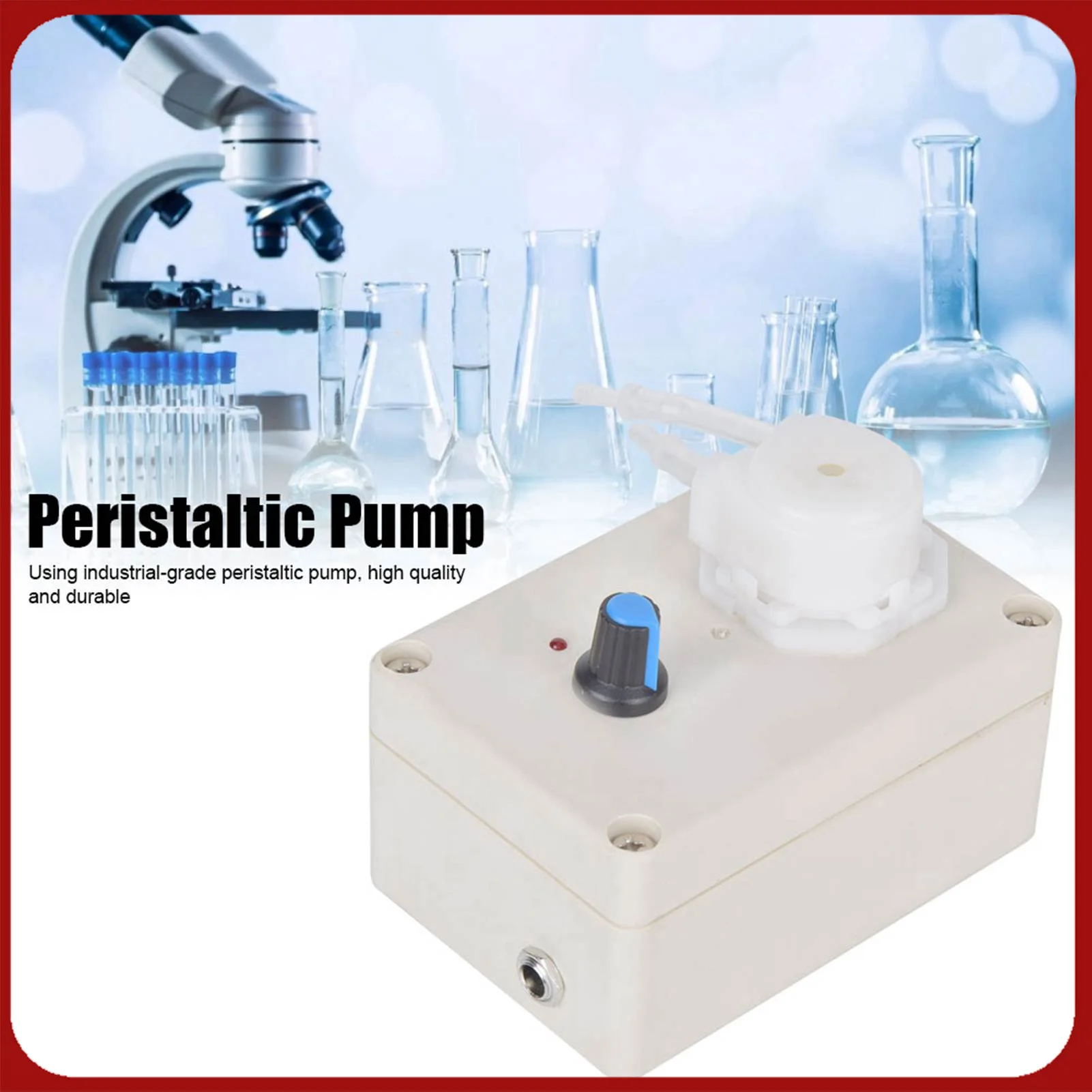 

Дозирующий насос Промышленный перистальтический насос для жидкости Регулируемый дозирующий насос с плавкой Американская вилка 110‐240 В Перистальтический насос для жидкости Насос