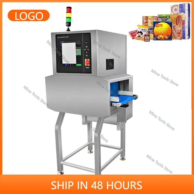 X-Ray Inspection System with Glass Material 1 Year Warranty Touch Screen & Ethernet Function for Food and Airport Use