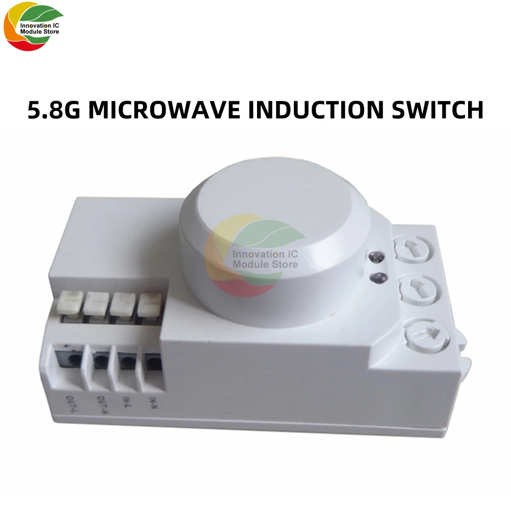 5.8G microwave radar induction switch knob switch to adjust AC85-250V microwave radar induction switch