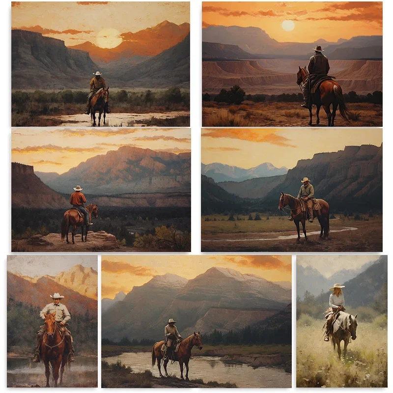 Vintage Western Cow…