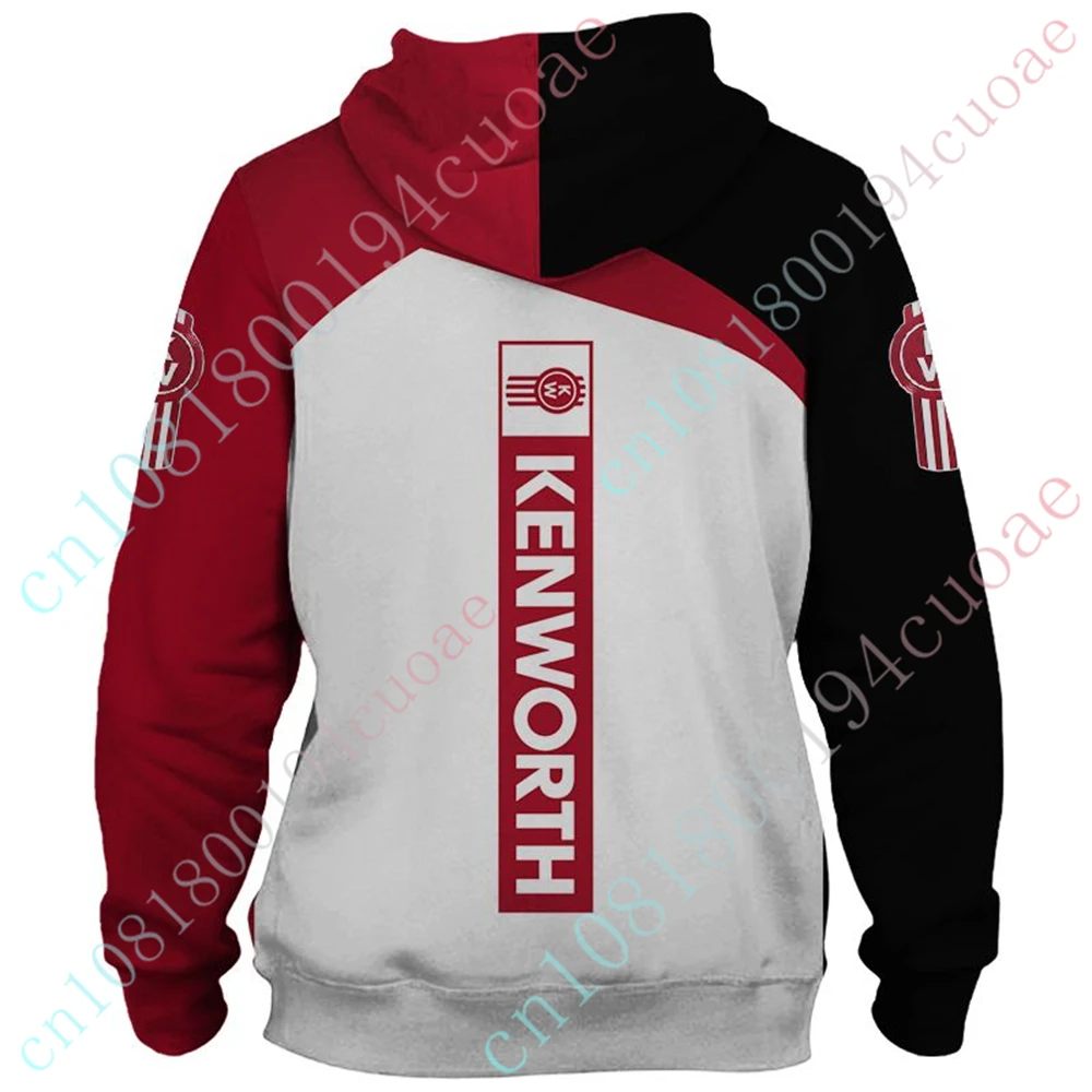 Kenworth Hoodies For Men Women Anime Oversize Zip Hoodies Casual Sweatshirt Harajuku Pullover Top Unisex Clothing Custom Logo