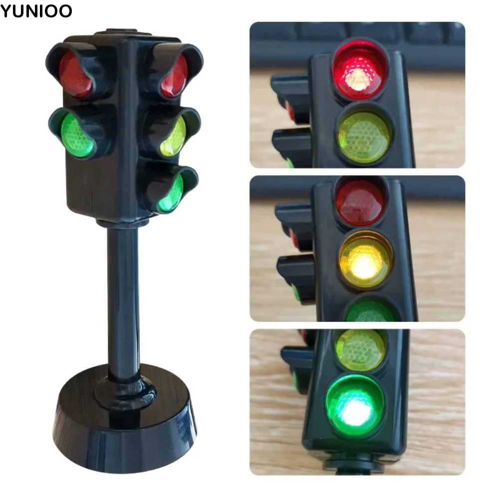 

Plastic Traffic Light Model Acousto Optic System LED Mini Traffic Light Model Mini Traffic Light Toys Kindergarten