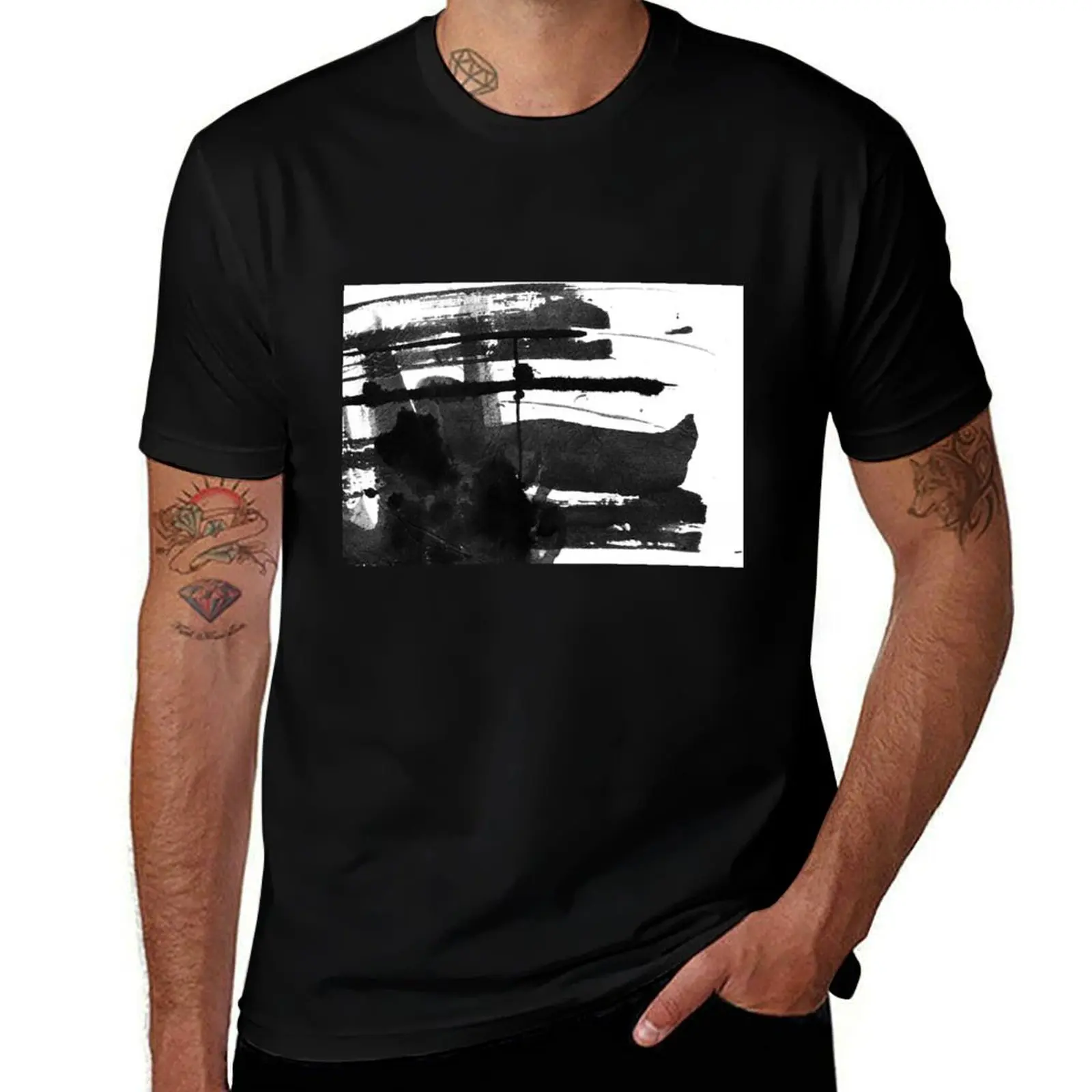 

Черный # Абстрактная футболка мужская футболка хлопок 100% футболка мужская 100% хлопок люксовый бренд