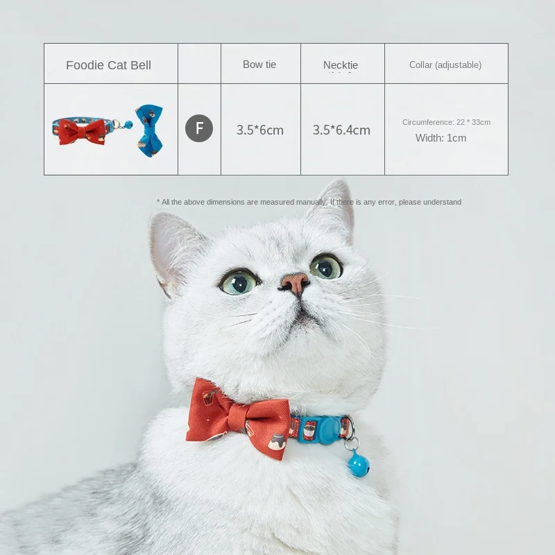 Cat Collar With Bow Tie And Bell Safety Buckle Adjustable Pet Collar Accessories