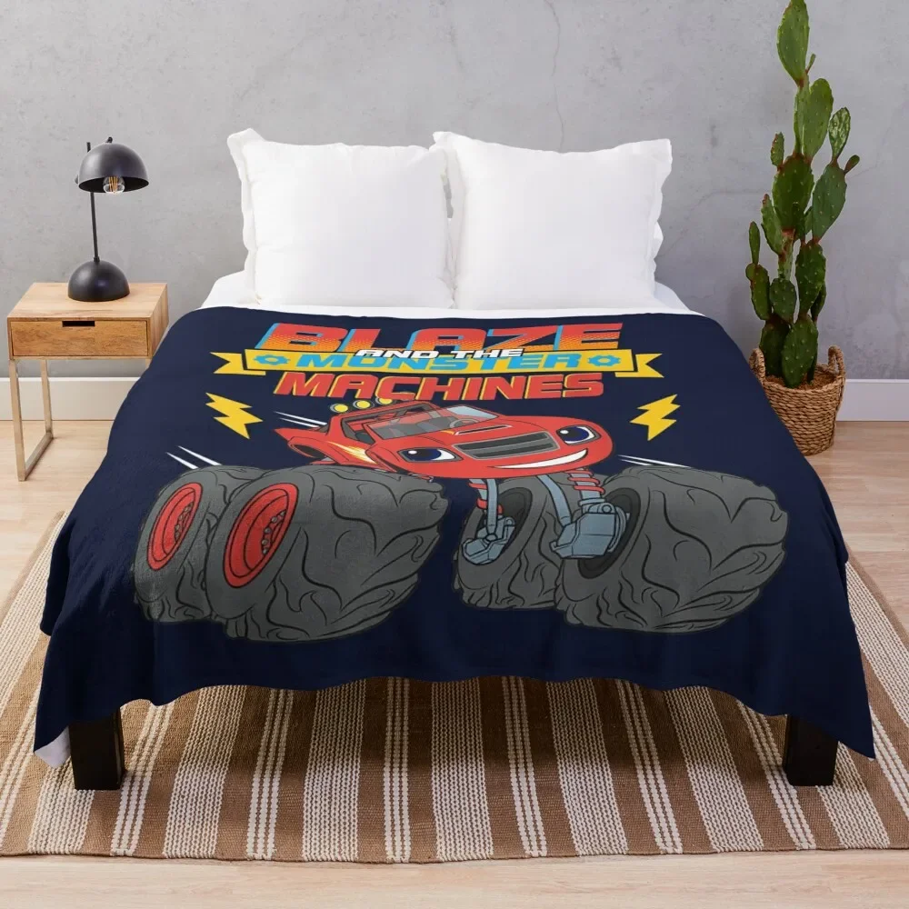 

Blaze The Monster Machines CUTE BLAZE Throw Blanket Thermals For Travel Flannels Plaid Blankets
