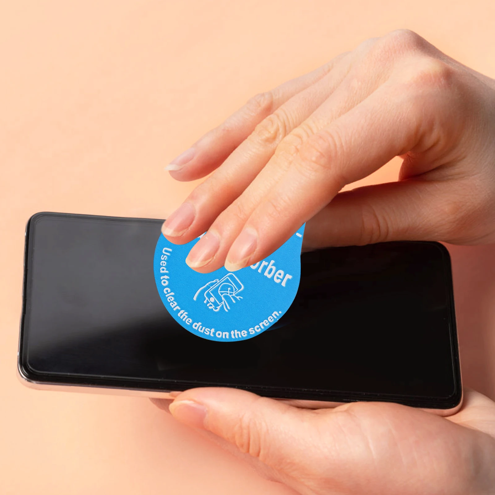 

400pcs Lcd Dedust Sticker Tempered Glass Camera Lens Screen Cleaning Tool For Phone Tablet Laptop Dust Removal Stickers Screen