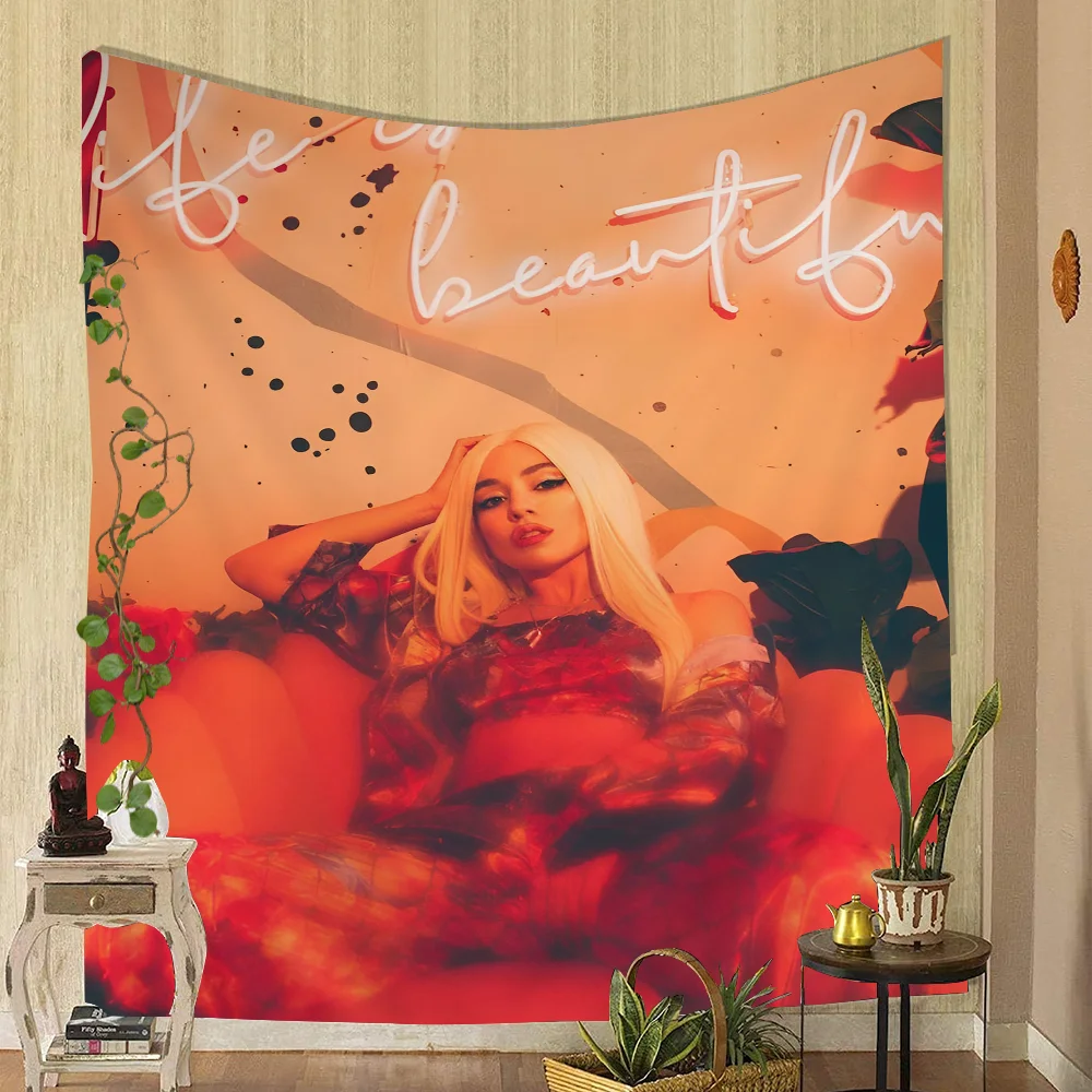 

Singer A-Ava Max DIY Wall Tapestry For Living Room Home Dorm Decor Wall Art Decor