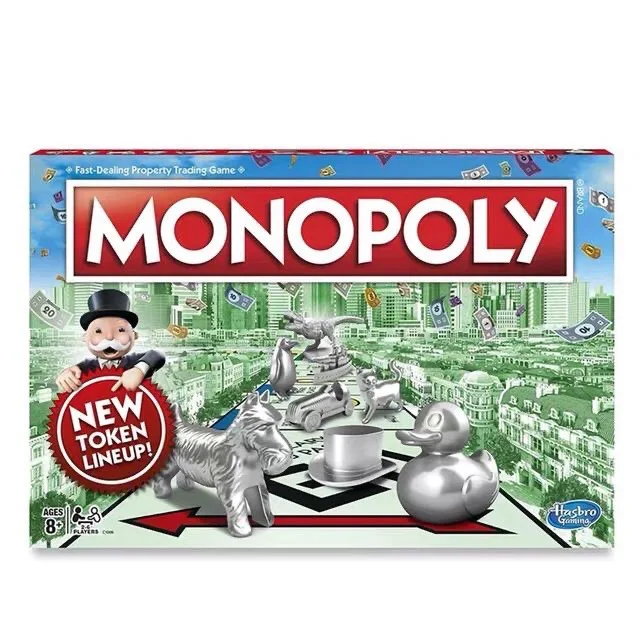 monopoly classic board game Fast Dealing Property Trading New Token Family Party Table Game for Kids Adults Gift