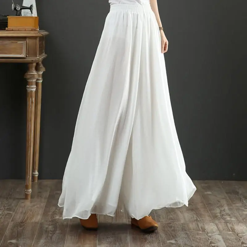 Ancient Sle Wide Leg Pants Zen Dance Wear Tea Person orm Yoga Pants Meditation Clothes Damen Freizeithose