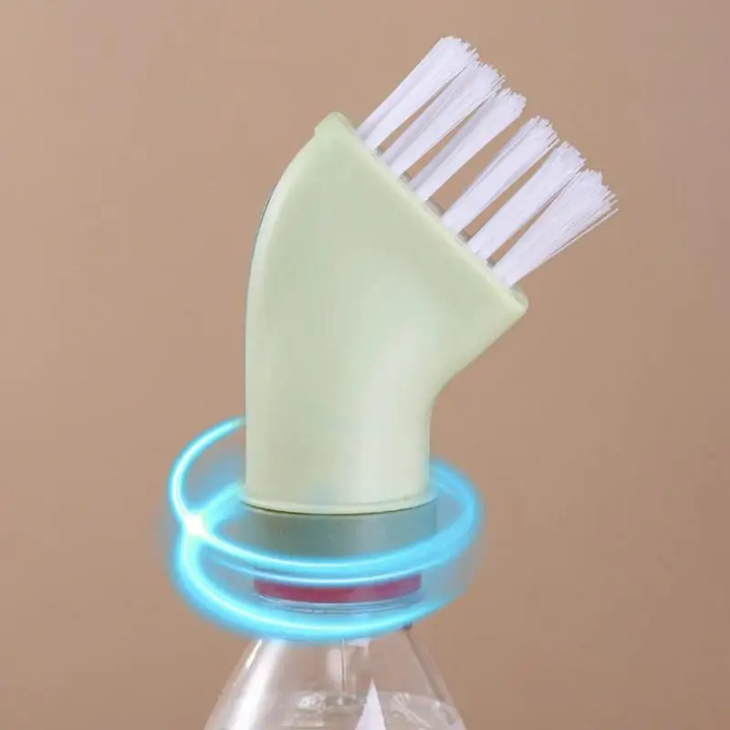 Creative Crevice Cleaning Brush Can Connect Mineral Water Bottle Wet and Dry Cleaning Brush Multifunctional Dead Angle Brush