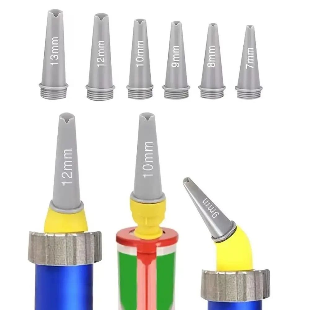 New Plastics Caulking Finisher Reusable With Connection Bases Caulking Nozzle Sealant Finishing Tool Kitchen Bathroom