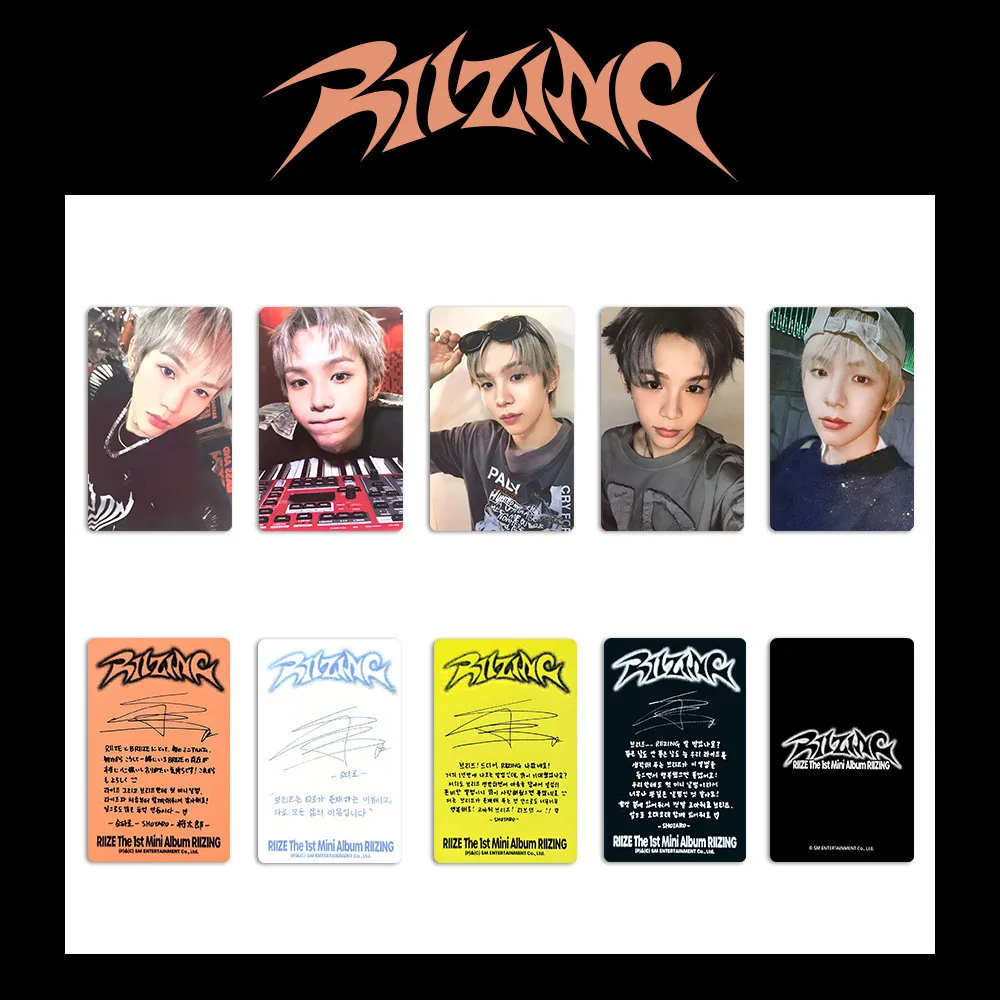 Kpop Idol RIIZE Album RIIZING  Photocards Photo Card