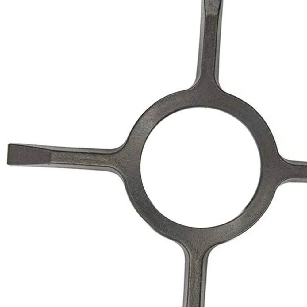 Gas Stove Accesso Cross Shape Black Cast Iron Cross Shape Gas Stove Accessories Wear Resistant Gas Hob Gas Stove