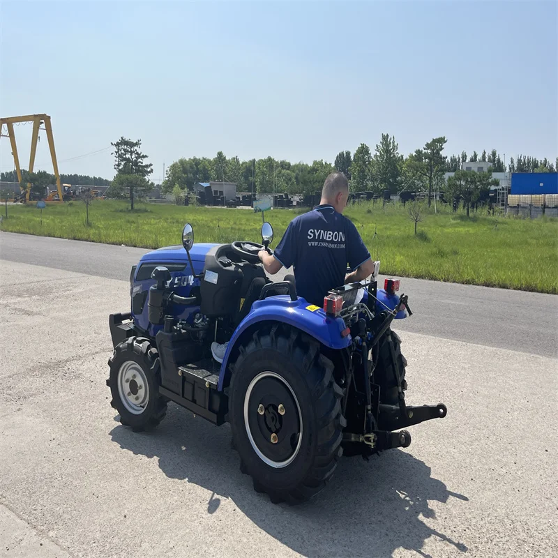 SYNBON ฟาร์มเกษตรกรโรตารี่50HP ดีเซลการเกษตรรถแทรกเตอร์ Made In China