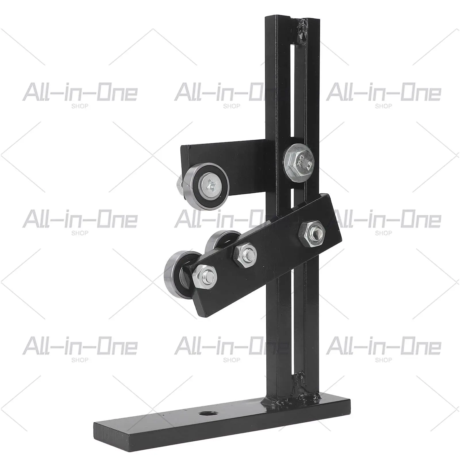 Woodworking lathe stability bracket, L-shaped lathe center frame, cast iron woodworking lathe center frame