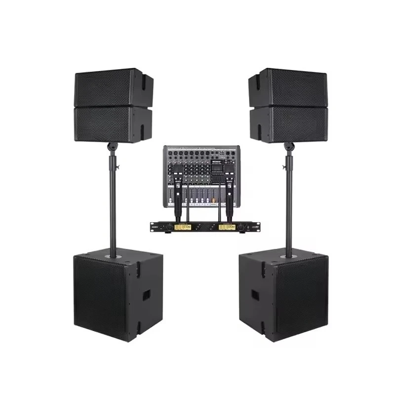 

Professional Chinese Professional Linear Array Speaker Powered Audio Sound System with High Quality Video and Lighting
