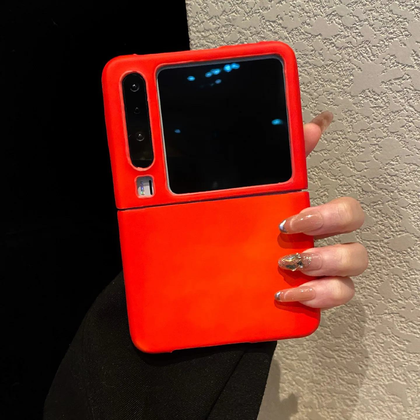 Thermosensitive Handyhülle für Samsung Galaxy Z Flip 7 6 5 4 3, hitzeempfindliche, matte, harte PC-Rückabdeckung, stoßfest, Fundas – Detail 11