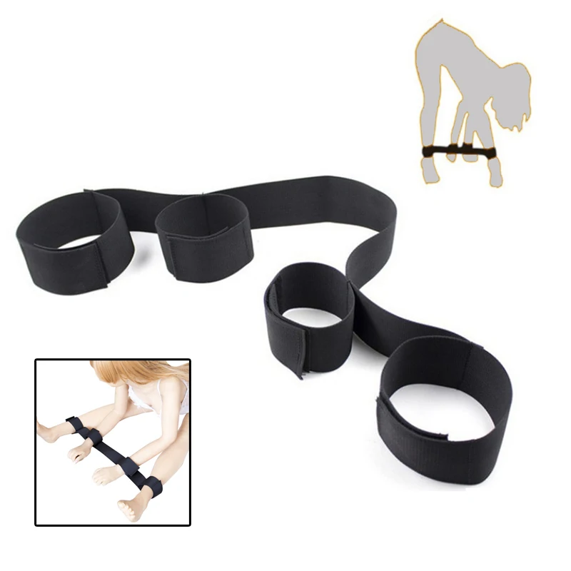 Fetish BDSM Bondage Gear Adult Sex Games Hand Leg Bondage Tape Sex Strap Handcuffs SM Product Sex Tools for Couples Sex Position