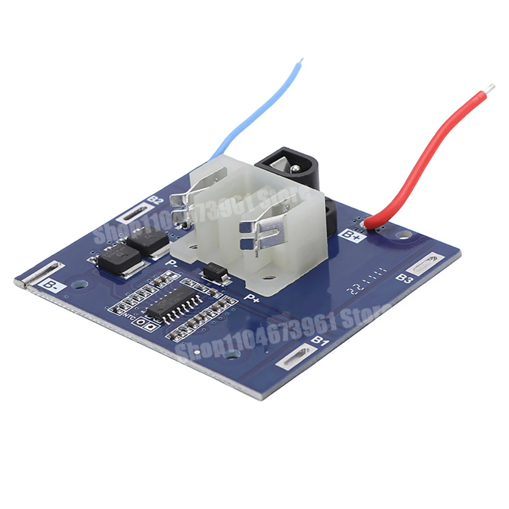 No Original for Worx 20V Lithium Battery Plastic Case PCB Charging Protection Circuit Board 5 Cores 18650 Batttery Storage Box
