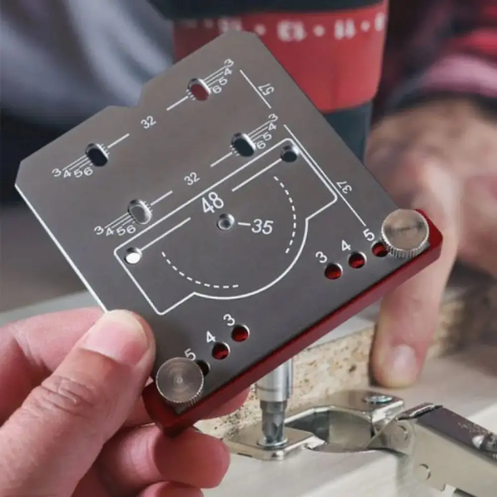 

Алюминиевый сплав, 35 мм, ограничительная рама для петель, шаблон для маркировки, направляющая для сверла, локатор, необходимое оборудование, идеальный дырокол